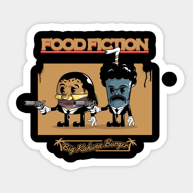 Food fiction Sticker by zorbo